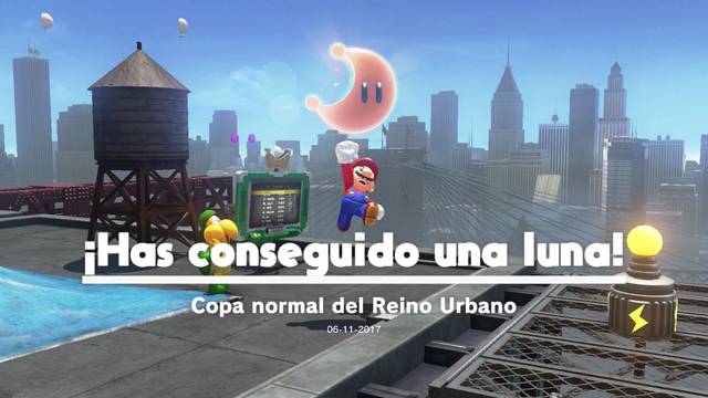 Super Mario Odyssey - Reino Urbano - Energilunas 61 y 74 - Energiluna 61