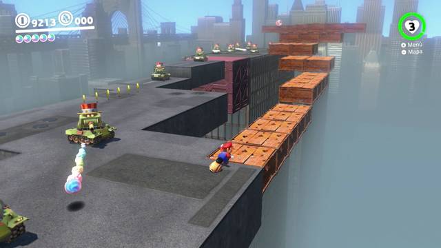 Super Mario Odyssey - Reino Urbano - Energilunas 81 y 80 - Energiluna 81