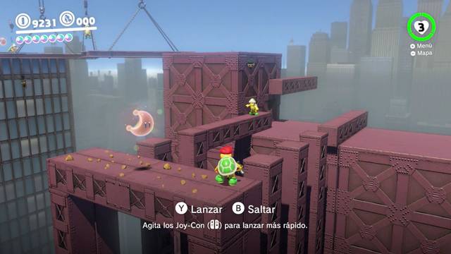 Super Mario Odyssey - Reino Urbano - Energilunas 79 y 78 - Energiluna 79