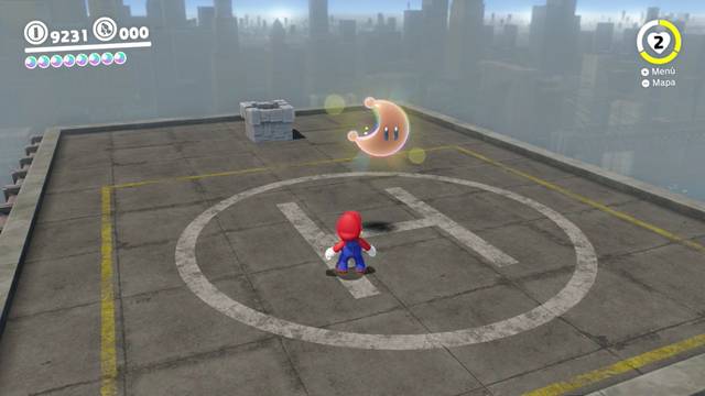 Super Mario Odyssey - Reino Urbano - Energilunas 79 y 78 - Energiluna 78