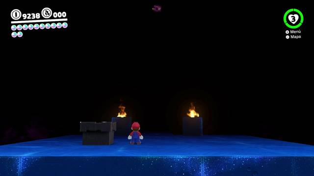 Super Mario Odyssey - Reino Urbano - Energilunas 76 y 77 - Montaa a oscuras