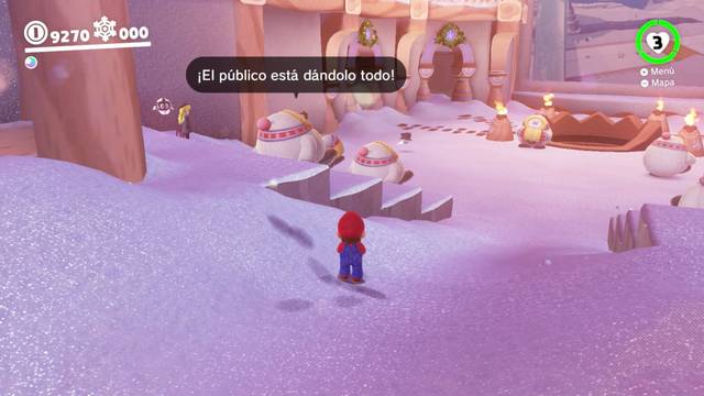Super Mario Odyssey - Reino del Hielo - Energiluna 37 - Princesa Peach