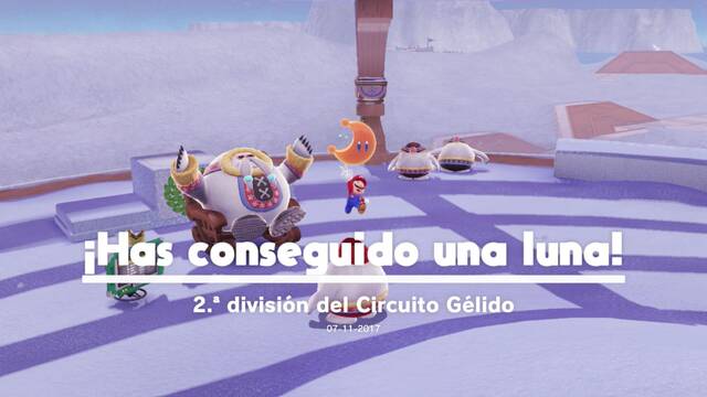 Super Mario Odyssey - Reino del Hielo - Energilunas 52 y 53 - Energiluna 52