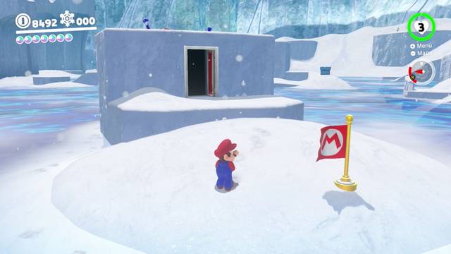 Super Mario Odyssey - Reino del Hielo - Energiluna 50 - Marcha de Koopas