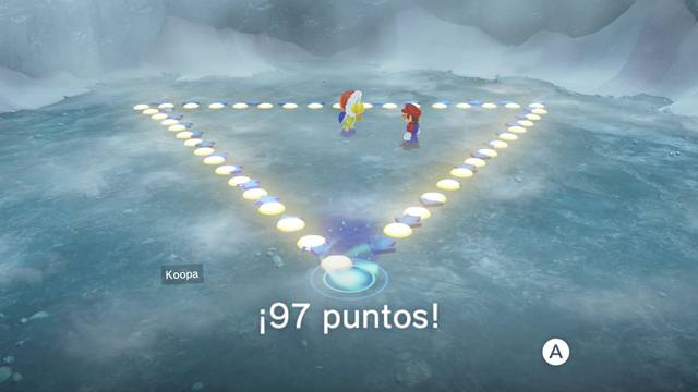 Super Mario Odyssey - Reino del Hielo - Energiluna 50 - Puntuación final