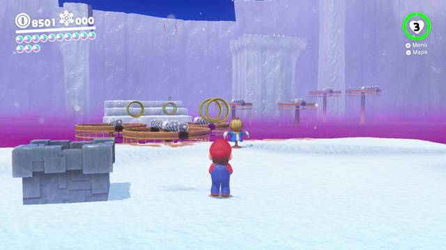 Super Mario Odyssey - Reino del Hielo - Energilunas 54 y 55 - Prueba