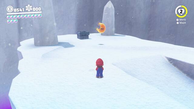 Super Mario Odyssey - Reino del Hielo - Energilunas 54 y 55 - Energiluna 54