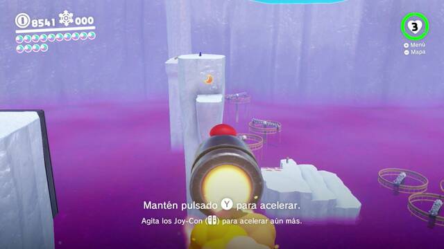 Super Mario Odyssey - Reino del Hielo - Energilunas 54 y 55 - Energiluna 55
