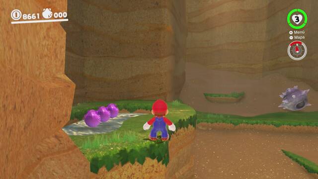 Super Mario Odyssey - Reino Ribereño - Monedas moradas - Costa sureste - Monedas moradas 4 6