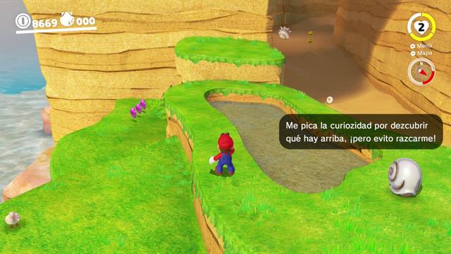Super Mario Odyssey - Reino Ribereño - Monedas moradas - Costa sureste - Monedas moradas 10 12