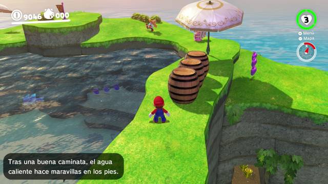 Super Mario Odyssey - Reino Ribereño - Monedas moradas - Zona este - Monedas moradas 37 42