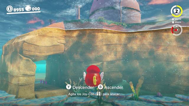 Super Mario Odyssey - Reino Ribereño - Monedas moradas - Zona del faro - Monedas moradas 65 67