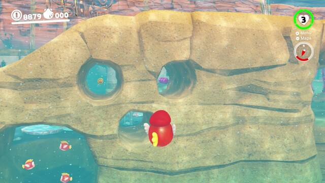 Super Mario Odyssey - Reino Ribereño - Monedas moradas - Zona norte y centro - Monedas moradas 49 51