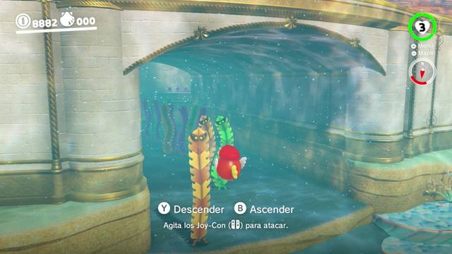 Super Mario Odyssey - Reino Ribereño - Monedas moradas - Zona norte y centro - Monedas moradas 56 58