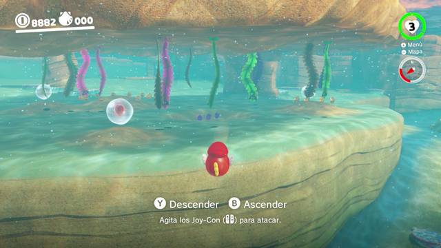 Super Mario Odyssey - Reino Ribereño - Monedas moradas - Zona norte y centro - Monedas moradas 59 61