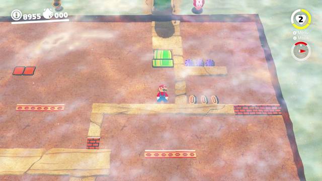 Super Mario Odyssey - Reino Ribereño - Monedas moradas - Zona norte y centro - Monedas moradas 62 64