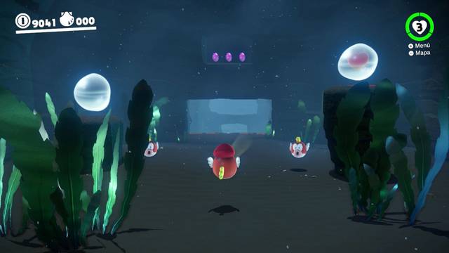 Super Mario Odyssey - Reino Ribereño - Monedas moradas - Túnel del faro - Monedas moradas 98 100