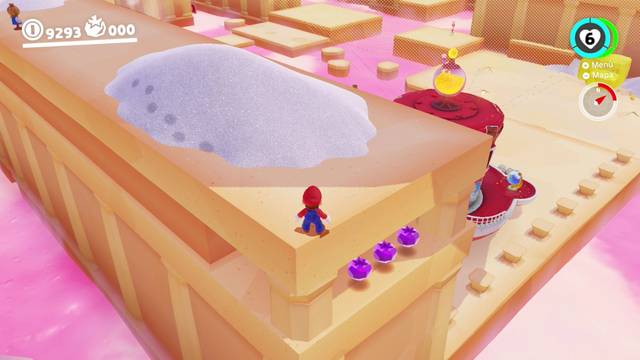 Super Mario Odyssey - Reino de los fogones - Monedas moradas - Zona inicial - Monedas moradas 1 3