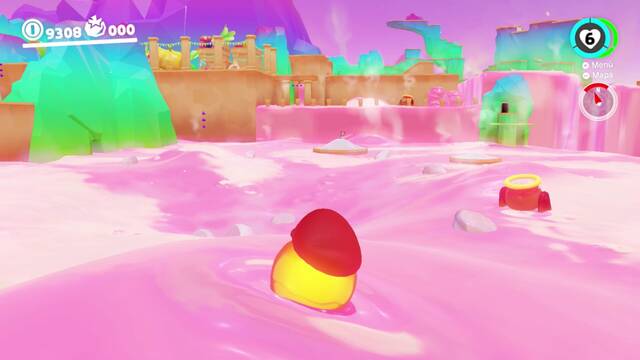 Super Mario Odyssey - Reino de los fogones - Monedas moradas - Zona inicial - Monedas moradas 16 18