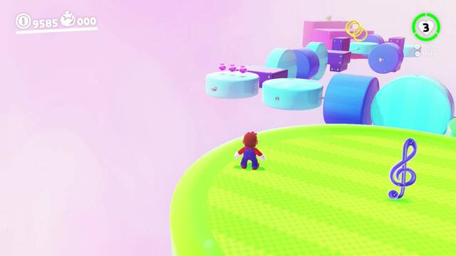 Super Mario Odyssey - Reino de los fogones - Monedas moradas - Zona este del poblado - Monedas moradas 71 73