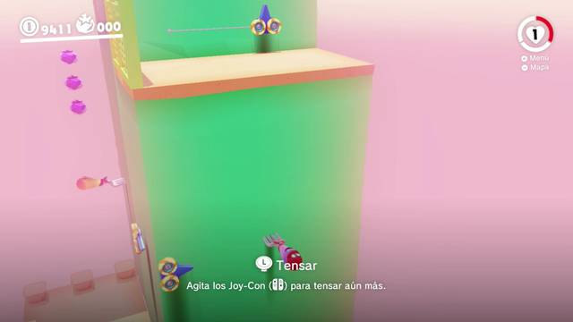 Super Mario Odyssey - Reino de los fogones - Monedas moradas - Zona este del poblado - Monedas moradas 37 39