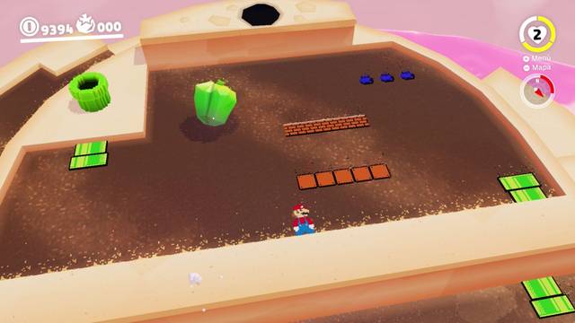 Super Mario Odyssey - Reino de los fogones - Monedas moradas - Zona este del poblado - Monedas moradas 68 70