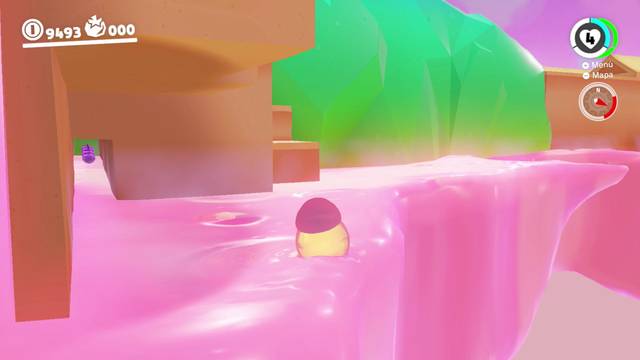 Super Mario Odyssey - Reino de los fogones - Monedas moradas - Zona oeste del poblado - Monedas moradas 74 78