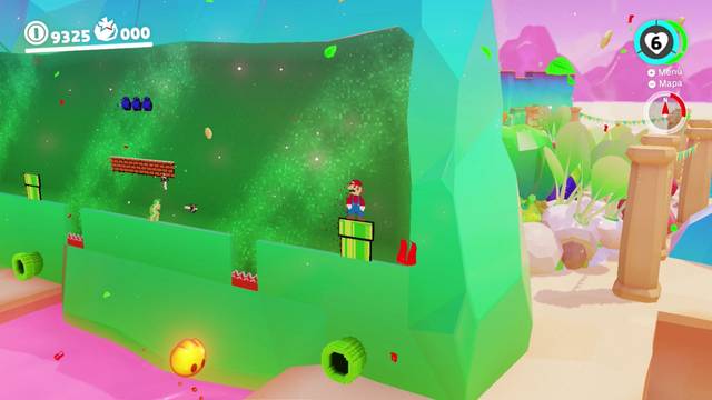 Super Mario Odyssey - Reino de los fogones - Monedas moradas - Zona oeste del poblado - Monedas moradas 79 81