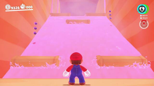 Super Mario Odyssey - Reino de los fogones - Monedas moradas - Zona oeste del poblado - Monedas moradas 85 90