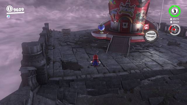 Super Mario Odyssey - Reino de las Ruinas - Energiluna 10 y 9 - Entrada a la prueba