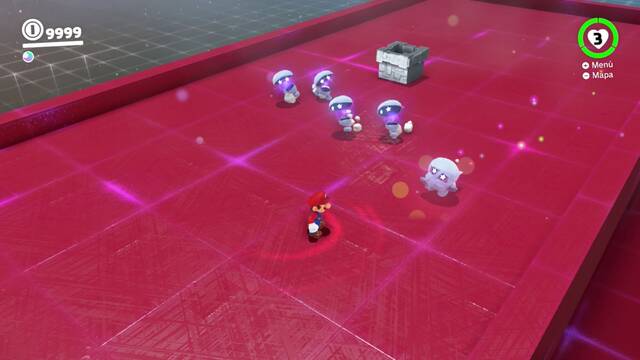 Super Mario Odyssey - Reino de las Ruinas - Energiluna 10 y 9 - Momia con luz extraña