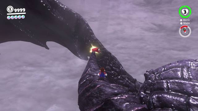 Super Mario Odyssey - Reino de las Ruinas - Energiluna 6 - Usar a Cappy