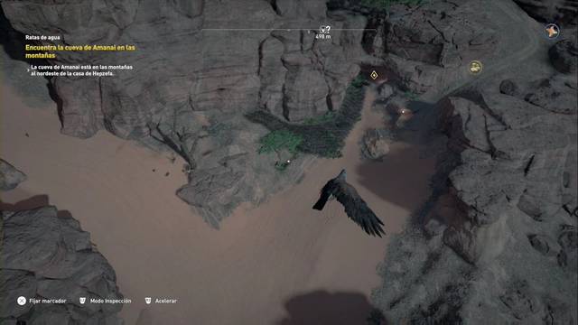 Assassin Creed Origins - Misiones secundarias - Ratas de agua - Cueva localizada