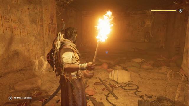 Assassin Creed Origins - Misiones secundarias - Escondrijo - Recuerda que tienes una antorcha