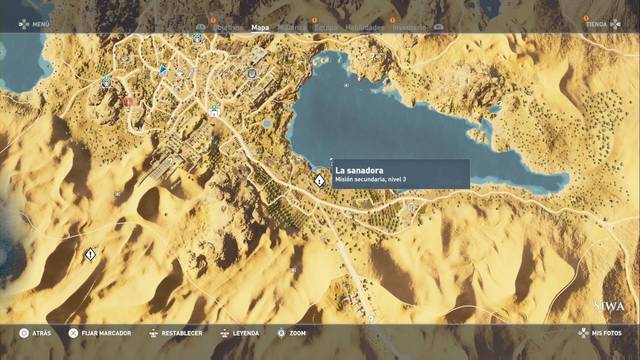 Assassin Creed Origins - Misiones secundarias - La sanadora - Objetivo