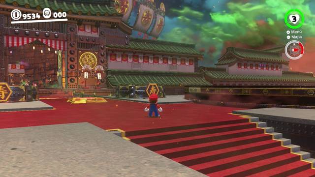 Super Mario Odyssey - Reino de Bowser - Monedas moradas - Patio principal - Monedas moradas 46 48