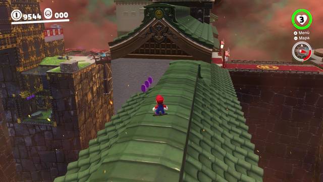 Super Mario Odyssey - Reino de Bowser - Monedas moradas - Patio principal - Monedas moradas 52 54