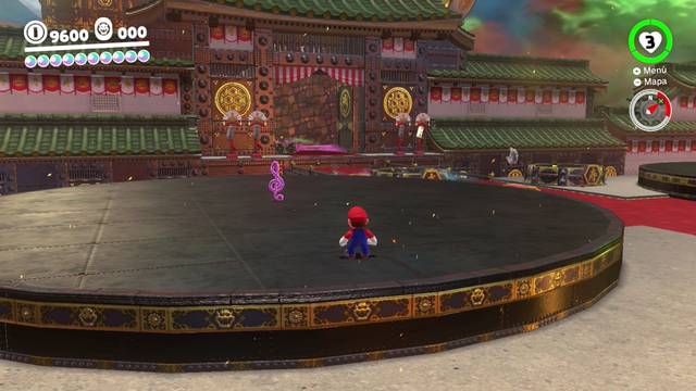 Super Mario Odyssey - Reino de Bowser - Energiluna 55 - Clave de sol