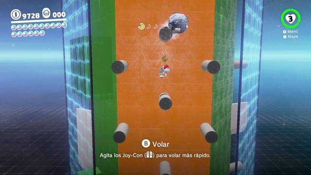 Super Mario Odyssey - Reino de Bowser - Energilunas 59 y 60 - Prueba