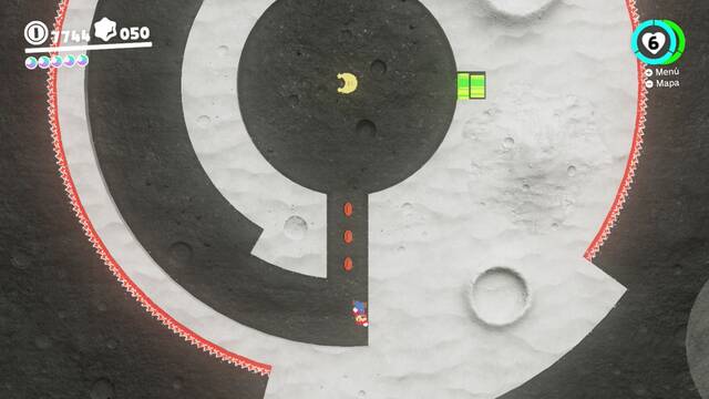 Super Mario Odyssey - Reino Luna - Energilunas 36 y 35 - Energiluna 35
