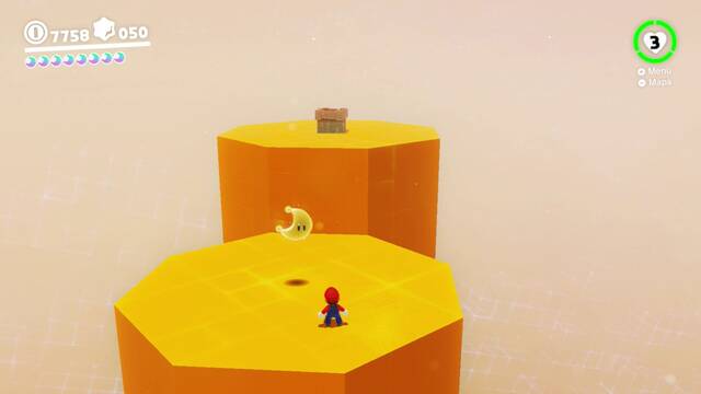 Super Mario Odyssey - Reino Luna - Energilunas 38 y 37 - Energiluna 37