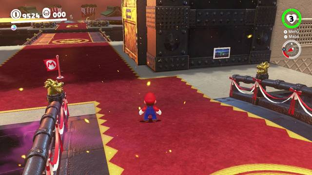 Super Mario Odyssey - Reino de Bowser - Energiluna 45 - Pista artística