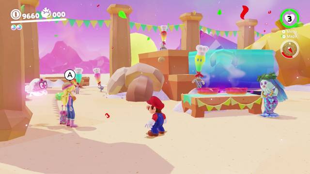 Super Mario Odyssey - Reino de los Fogones - Energiluna 56 - Princesa Peach