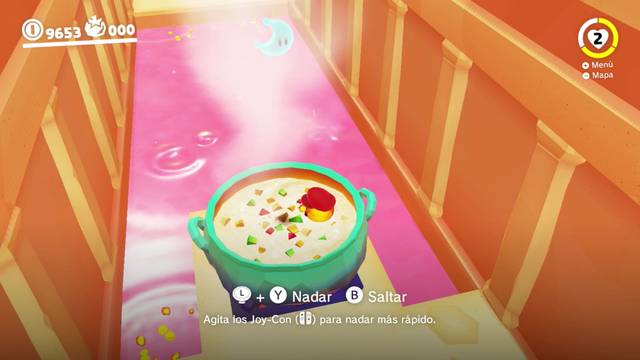 Super Mario Odyssey - Reino de los Fogones - Energilunas 27 y 28 - Energiluna 27