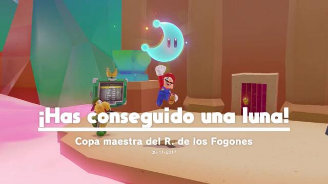Super Mario Odyssey - Reino de los Fogones - Energilunas 55 y 62 - Energiluna 62