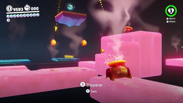 Super Mario Odyssey - Reino de los Fogones - Energilunas 68 y 67 - Energiluna 68