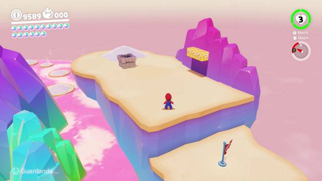 Super Mario Odyssey - Reino de los Fogones - Energilunas 63 y 64 - Entrada a la prueba