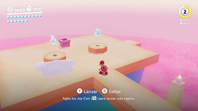 Super Mario Odyssey - Reino de los Fogones - Energilunas 63 y 64