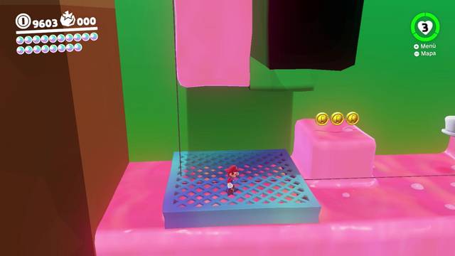 Super Mario Odyssey - Reino de los Fogones - Energilunas 66 y 65 - Prueba