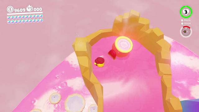 Super Mario Odyssey - Reino de los Fogones - Energiluna 61 - Extraa luz